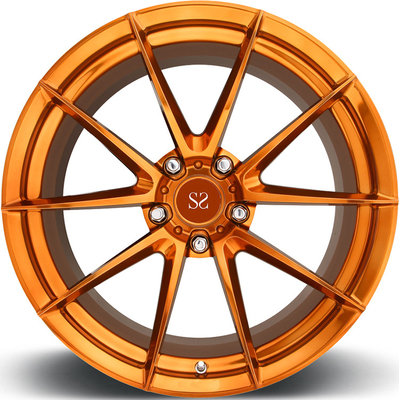 18 19 20 21 22 Inch Landrover Discovery Wheels Orange 1-Pc Kalıp Alüminyum Alaşım A6061 T6 Styling Custom Rimler