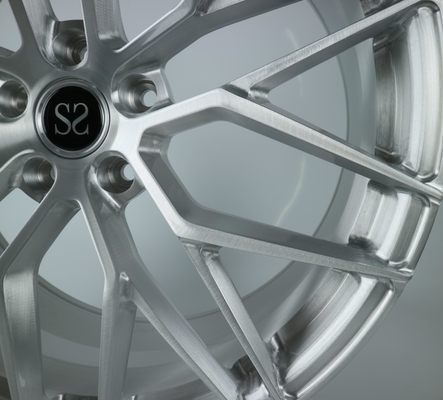 21 inç derin içbükey Monoblok dövme BMW X5 tekerlekler leke fırçalanmış bitirmek
