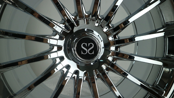 Benz s65 için 22 20 inç 5x112 dövme monoblok krom alüminyum alaşım araba tekerlekleri jantlar