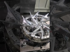 Porsche Mat Siyah Özel Tasarım A6061 Lüks Araba İçin 1 Parça Jant