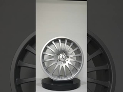 18x8.5 Parlak Gümüş 1 Parça Mercedes Benz S500 1998 için dövme tekerlekleri