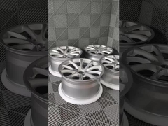 Porsche 991 için parlak gümüş özel 1-PC dövme halkalar.996