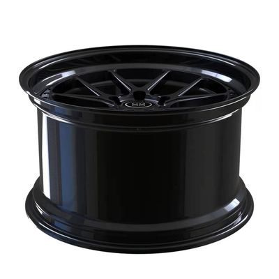 Mat Siyah 2 Parça Dövme Jantlar 19 inç Diskler Toyota Supra Jantlar İçin Parlak Siyah Dudaklar