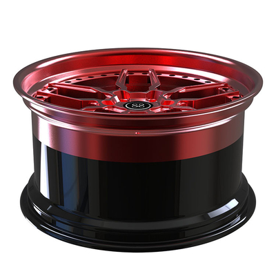 Nissan GTR Candy Red için 5x114.3 Özel 2-PC Aşamalı Boyutlar 20*8.5 ve 20*10.5