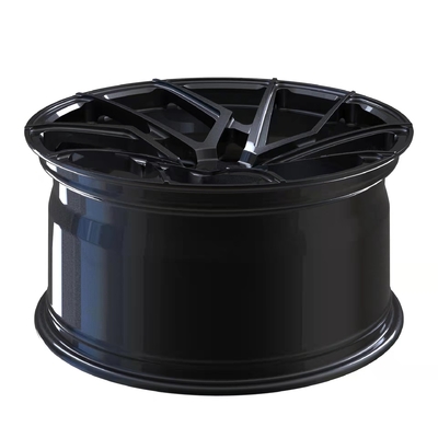 M3 için 1 Parça Dövme Monoblok Siyah Araba Tekerlekleri Alaşım Özel Yönlü İçbükey Jantlar