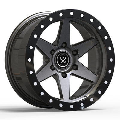 21cm Monoblok 1 Parça Dövme Jantlar Gun Metal Boncuk Kilidi Spor Araba Alaşımlı Jantlar