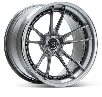 Çift 5 Spoke 3 Parça Dövme Jantlar Alaşımlı Jantlar 20cm 5X112 G Cam için