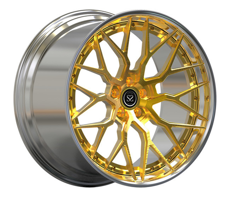 Şaşırtmalı 21x10 2 Parça Dövme Jant Ön 22x12 Arka Parlatılmış Ferrari 812 Jantlar