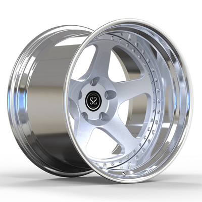 Porsche GT4 Jantlar 2 PC Dövme Jantlar Büyük Dudak Cilalı 19x12J Negatif Ofset