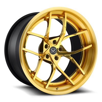 Kademeli 19x10 19x12 Polonya Dövme Jantlar Ford Mustang / Sarı Alaşımlı Jantlar 19