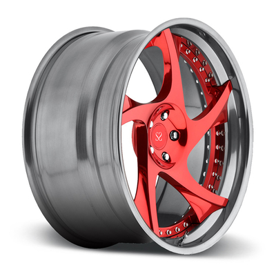 GOLF Mk6 GTD için 19x9.0 3PC Dövme Alüminyum Alaşımlı Jantlar