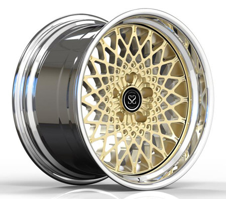 Polonya Dövme 2 Parça Adım Dudak Jantları Pontiac Trans AM GTA 18x10.5 Altın