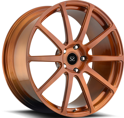 Bronz Özelleştirilmiş 1 ADET Alaşımlı Dövme Jantlar 22X9.5 ve 22X10.5 Chevrolet Camaro için