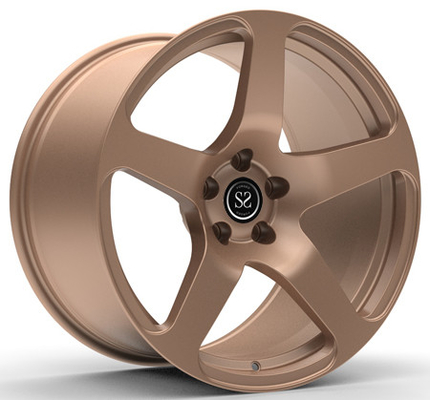 Monoblok 1 Parça Jantlar Dövme Jantlar Mustang GT 19 inç İçbükey Koyu Bronz