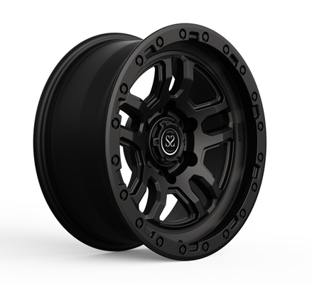 17X7 4X4 Jantlar Dövme Araba Tekerlekleri Off Road Mat Siyah Toyota 4runner için
