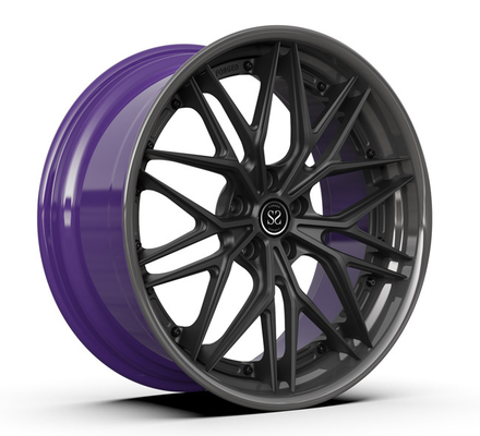 Dark Gun Metal Cilalı BMW 5 Jantlar 20 inç için 5x112 Dövme Monoblok Jantlar