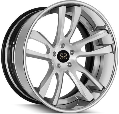 Özel 3 Parça Dövme Jantlar #BMW X3 G01 Alüminyum Alaşımlı Şeffaf Fırçalanmış