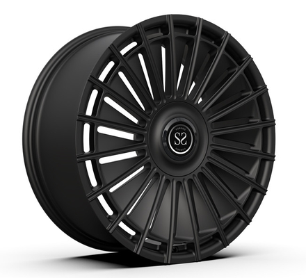 22 inç 22x9,5 Monoblok Dövme Jantlar Saten Siyah Yüzer Kapaklar Land Rover Range Wheels