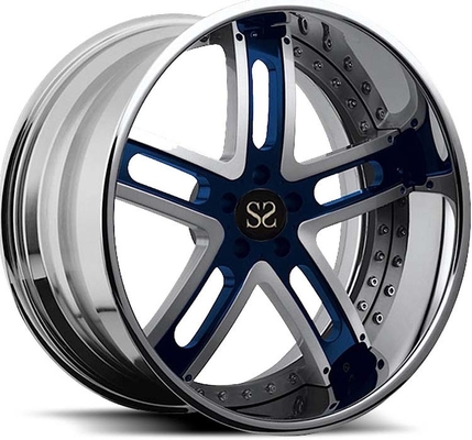 Cilalı Dudak 2PC Dövme Jant Jantlar 20x11.5 20x12 Siyah İşlenmiş Yüz