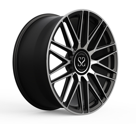 Monoblok 1 Parça Jant Dövme Jant Siyah İşlenmiş Yüz 21x9 21x10 Kademeli Mercedes Benz