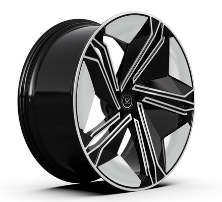 Monoblok Derin İçbükey Dövme Jant 23x10.5 Siyah İşlenmiş Yüz Audi RS Q8