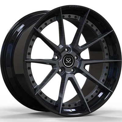 20 ve 22 Özel 2PC Dövme Alüminyum Alaşımlı Jantlar TESLA MODEL X FACELIFT için Gri Yüz