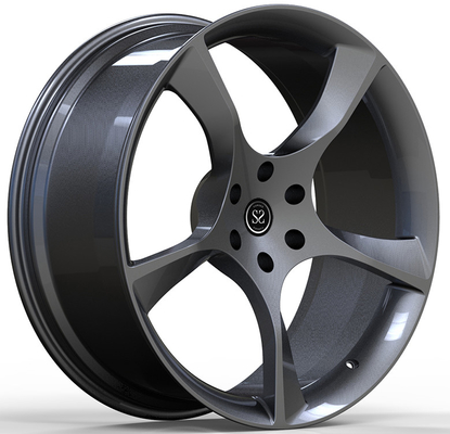 Özel yapımı 2PC Rims Mk7.5 19x8.5 Gloss Gun Metal İşlenmiş Yüzü