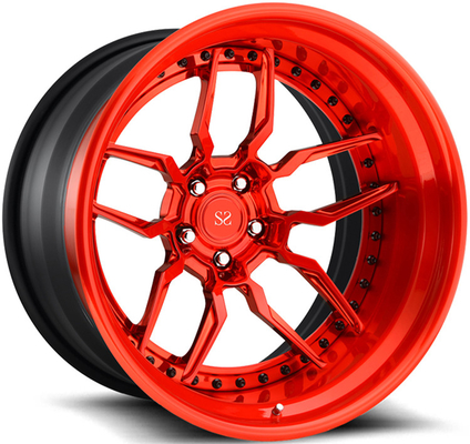3 PC 5x120 BMW E90 320i Tekerlekler 18 19 20 21 22 Inç Kırmızı Makine Yüzü Kalıp Alloy Özel Halılar