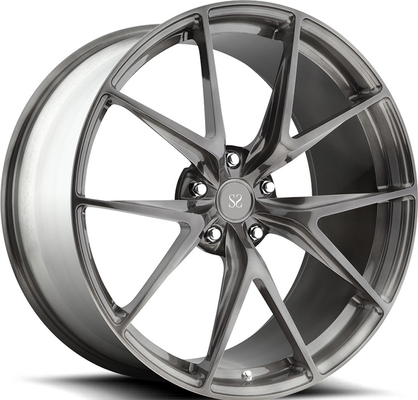 BMW M2 için 5x120 Gümüş Makine Yüzü 18 19 20 21 22 Inç 1-PC Kalıp Alloy Özel Tekerlekler