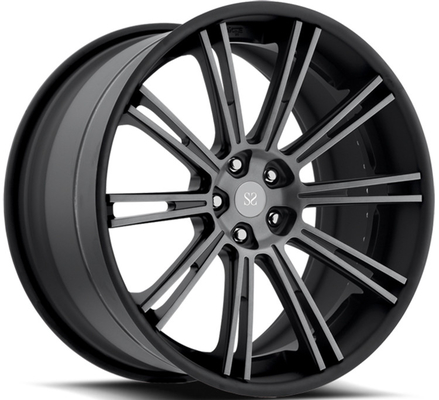 Benz SLS Sınıfı Siyah Makine Yüzü 18 19 20 21 22 Inç 2 PC Kalıp Alloy Özel Tekerlekler