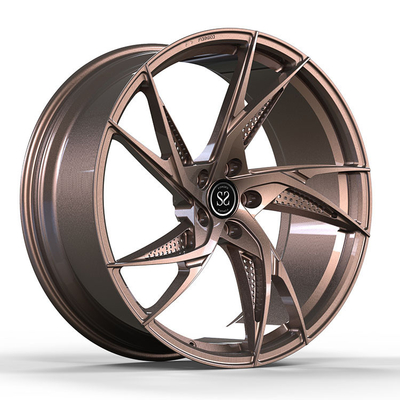9.5Jx20 ve 10.5Jx20 BMW M2 2016 yılı için özel saten bronz 2-PC çerçeveleri