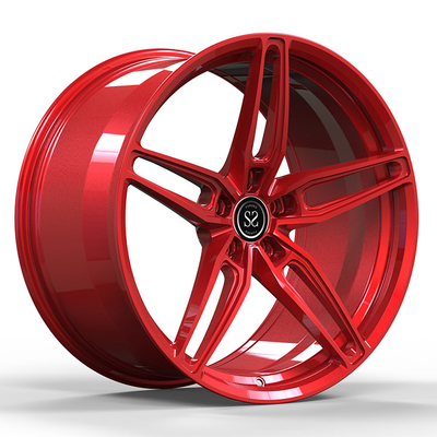 Dodge Durango 20x8.5 5x127 Parlak Kırmızı 1-PC Kenarları