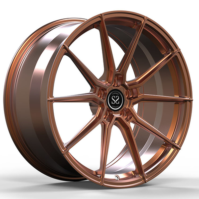 Porsche Macan Parlak Bronz 22x10 ve 10.5 Özel 1-PC Kalıp Çemberler