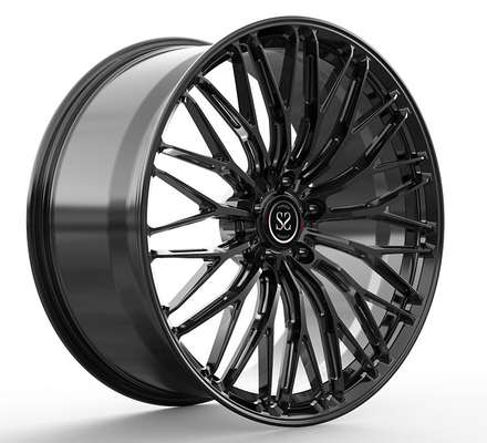 22x10.5 ve 22x11 Parlak Siyah 1-PC BMW X5 için dövme çerçeveleri