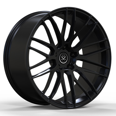 SLS AMG Siyah serisi 20x10.5/21x11.5 Özel 1-PC Kenarları Parlak Siyah