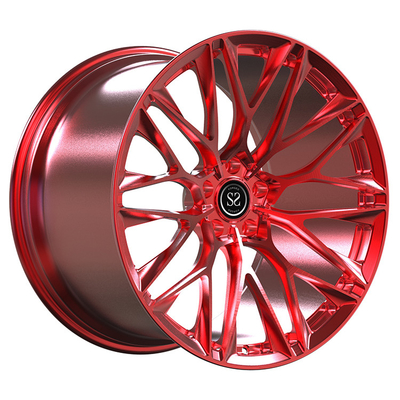 SLS AMG Siyah serisi 20x11 ve 21x13 Özel 1 Parça Kırmızı Şekerleme