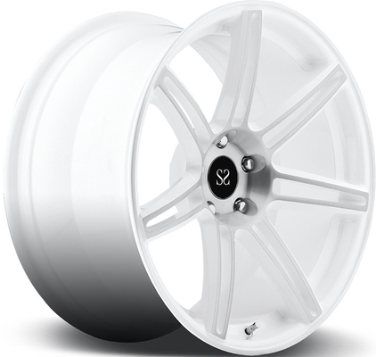 18 19 20 21 22 23 24 inç Monoblock CLS 350 Tekerlekler için Alüminyum alaşım dövme özel beyaz stil halkalar