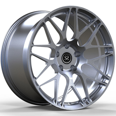 BMW M4 2022 Özel 1-PC Sahte Halı Gri 19x9 ve 19x10 fırçalı