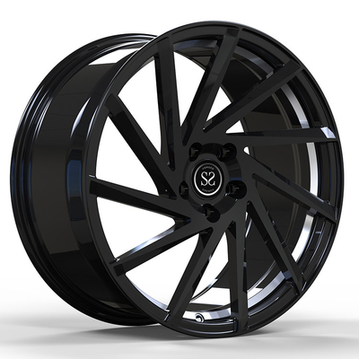 Cadillac CT4 18x8 ve 18x8.5 Parlak Siyah Özel 1 Parça Kalıp Tekerlekler