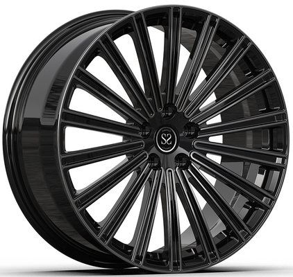 23x11.5 Parlak Siyah İşlenmiş Spokes 1-PC 2011 G Wagon için dövme tekerlekleri