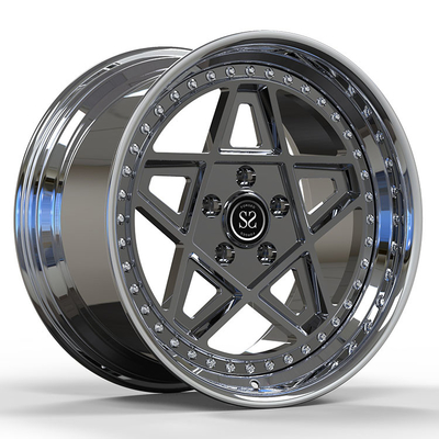Ford GT 21x13 ve 20x9.5 Büyük Dudak 2 Parça Kalıp Tekerlekler