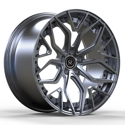 Satin Silah Metal 18x9.5 ve 18x10.5 2010 E92 M3 için Özel Kalıp 2-PC Kenarları