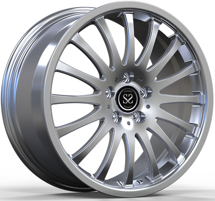 18x8.5 Parlak Gümüş 1 Parça Mercedes Benz S500 1998 için dövme tekerlekleri