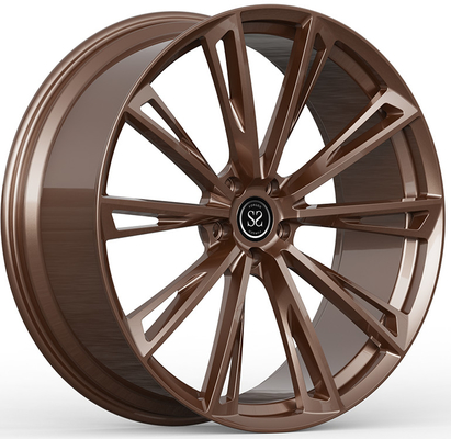 24x10.5 ET+32/24x12ET+45 PCD 5x112/CB 66.6 BMW X7 için parlak bronz dövme tekerlekleri