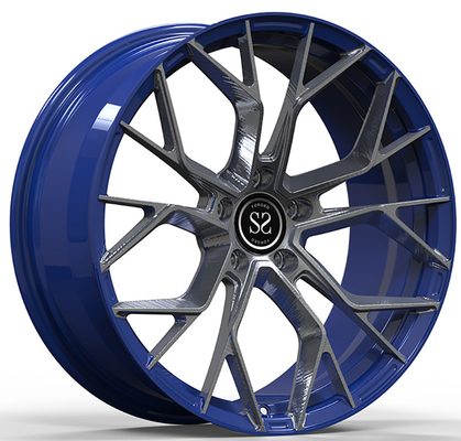 Chevy Corvette C5 Staggered 19 ve 20 Çok kollu Parlak siyah 1-PC Dövme Alaşımlı Jantlar 5x120.65