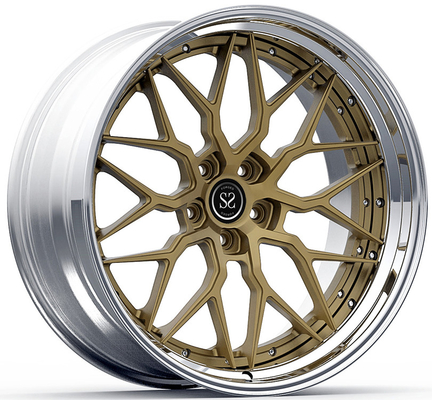 17x8.5ET18/17x9.5 ET24/5x120/72.6 3 Parça BMW E36 için dövme tekerlekleri