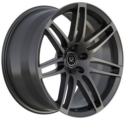 Audi RS 6 2017 Replica Style 1 Piece Forged Wheels in Gun Metal 22x10.5 Made from 6061 T6 Aluminum Alloy