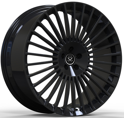 23x10 ET33/5x130/84.1 Mercedes Benz G Sınıf 2024 için parlak siyah halkalar