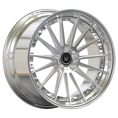 5-130 Bolt Şablonu Özel 2PC Kalıp Tekerlekler 22x10 / 22x11.5 Porsche Cayenne için