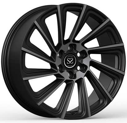 20x9.0/ET32/21/5x112/66.6 İkizler Tarzı Kalıp Çarklar Parlak Siyah Audi allroad için C7